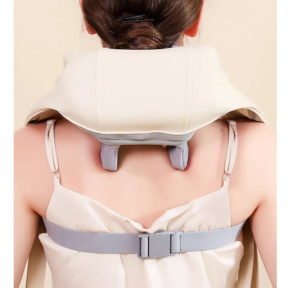ELLIE MARIS NeckPulse - Intelligent Neck Massager with Deep Tissue Heated Therapy