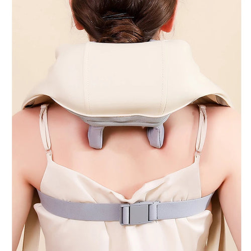 ELLIE MARIS NeckPulse - Intelligent Neck Massager with Deep Tissue Heated Therapy